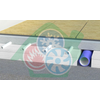 Kép 3/5 - Műanyag flexibilis cső, 75mm, 50m, antisztatikus, antibakteriális
